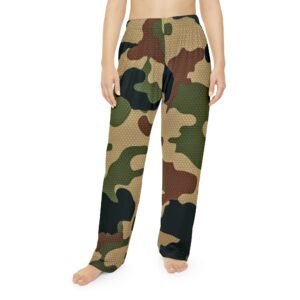 Camo Women’s Pajama Pants — Cozy All-Over Print Lounge Pants Printify
