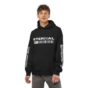 Eternal Barcode Hoodie — Dripping Sneaker Graphic Streetwear