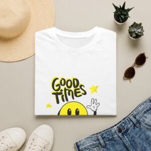 Good Times Smiley T-Shirt — Retro Happy Face Graphic Tee