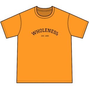 Wholeness Youth Tee — Orange Graphic Kids T?Shirt (Est. 1985)