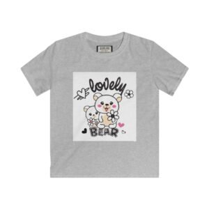 Lovely Bear Kids T-Shirt — Cute Cartoon Bear Tee for Toddlers & Kids