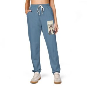 Vintage Camping Patch Sweatpants – 'Go See' Graphic Joggers