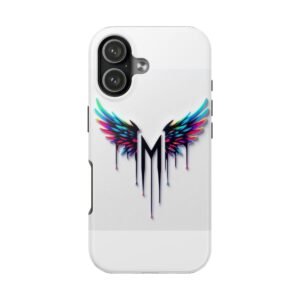 Tough Phone Case — Rainbow Drip Angel Wings "M" Protection